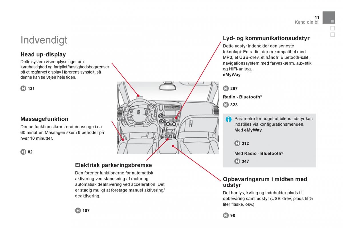Citroen DS5 Bilens instruktionsbog / page 13