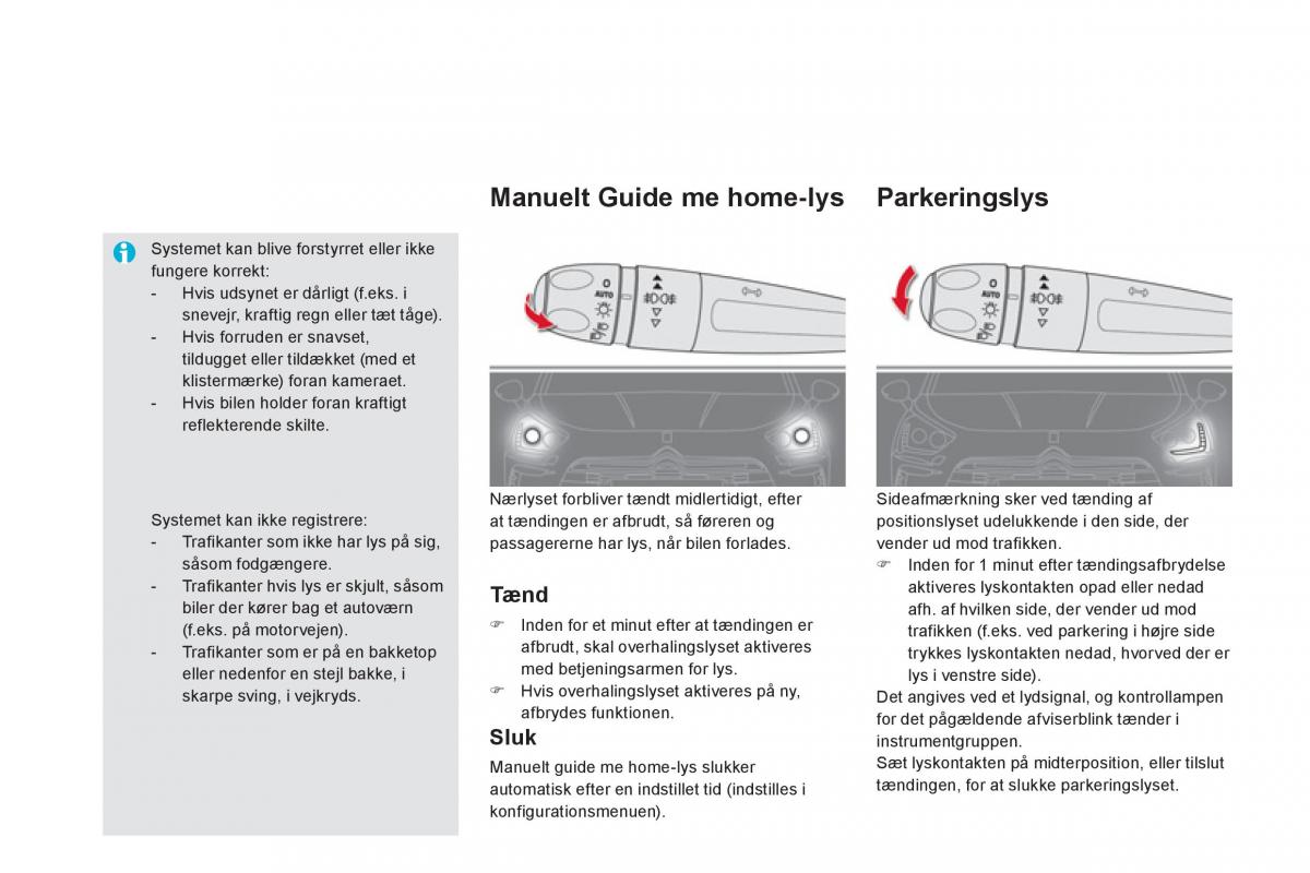 Citroen DS5 Bilens instruktionsbog / page 152