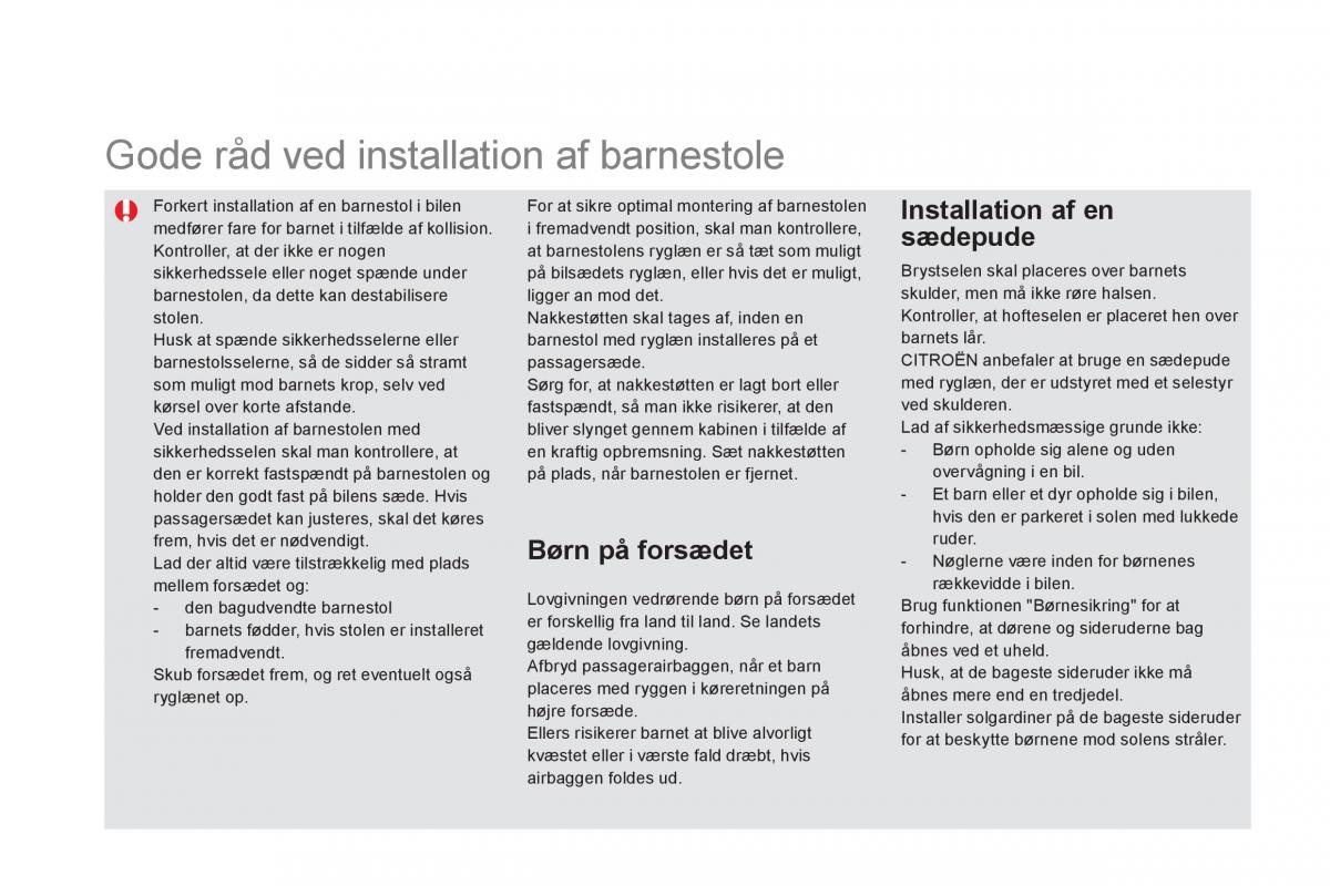 Citroen DS5 Bilens instruktionsbog / page 178