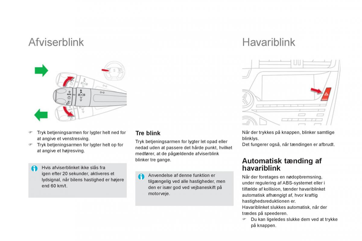 Citroen DS5 Bilens instruktionsbog / page 182