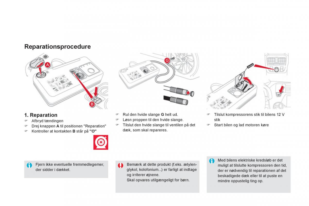 Citroen DS5 Bilens instruktionsbog / page 200