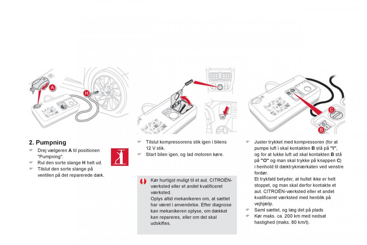 Citroen DS5 Bilens instruktionsbog / page 202