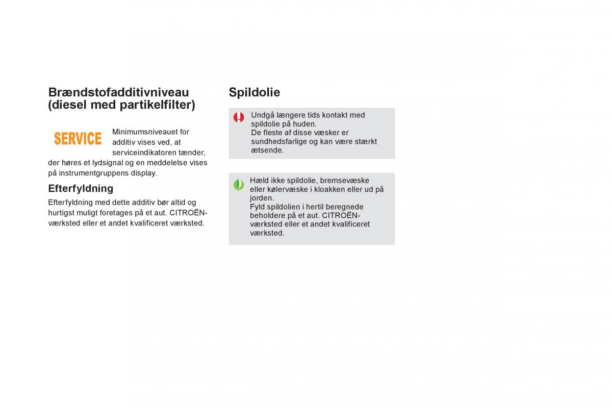 Citroen DS5 Bilens instruktionsbog / page 246