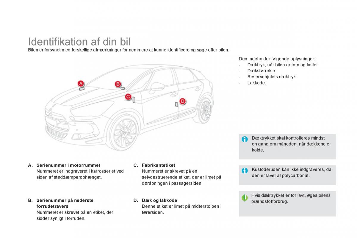 Citroen DS5 Bilens instruktionsbog / page 262