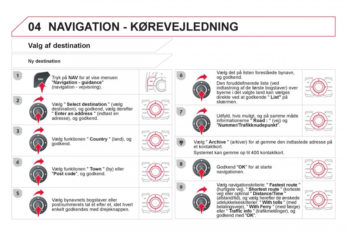 Citroen DS5 Bilens instruktionsbog / page 276