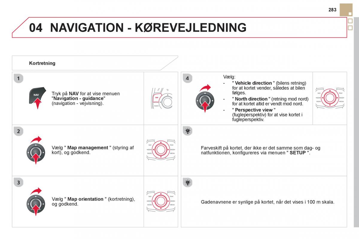 Citroen DS5 Bilens instruktionsbog / page 285