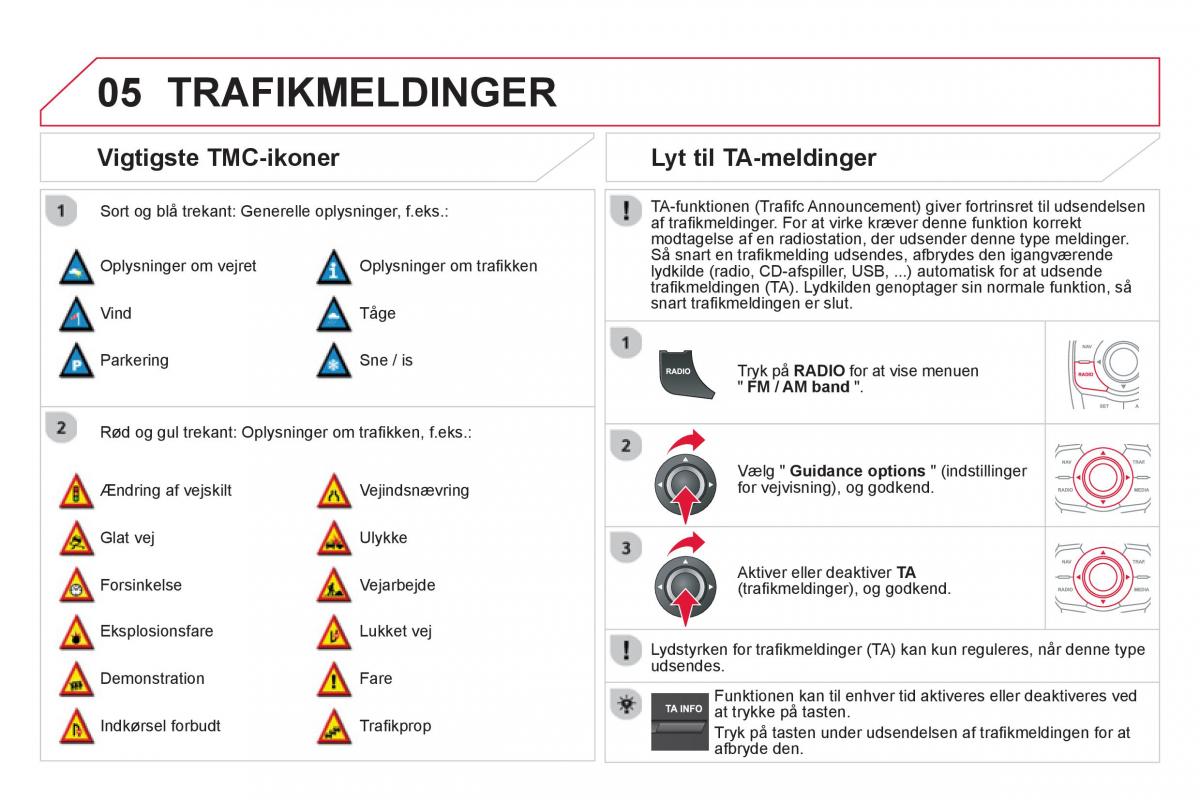 Citroen DS5 Bilens instruktionsbog / page 290