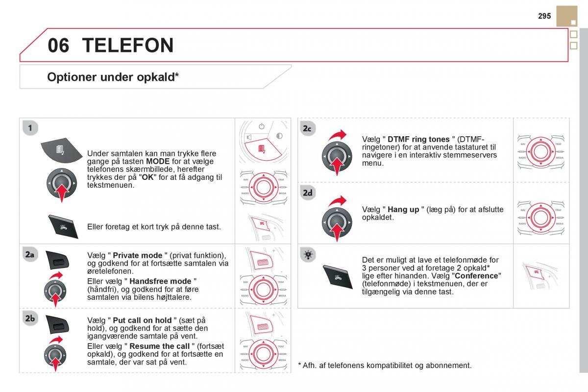 Citroen DS5 Bilens instruktionsbog / page 297