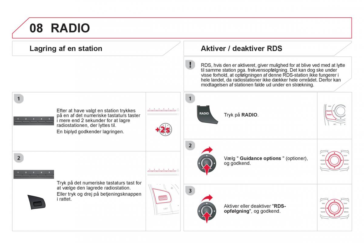 Citroen DS5 Bilens instruktionsbog / page 304