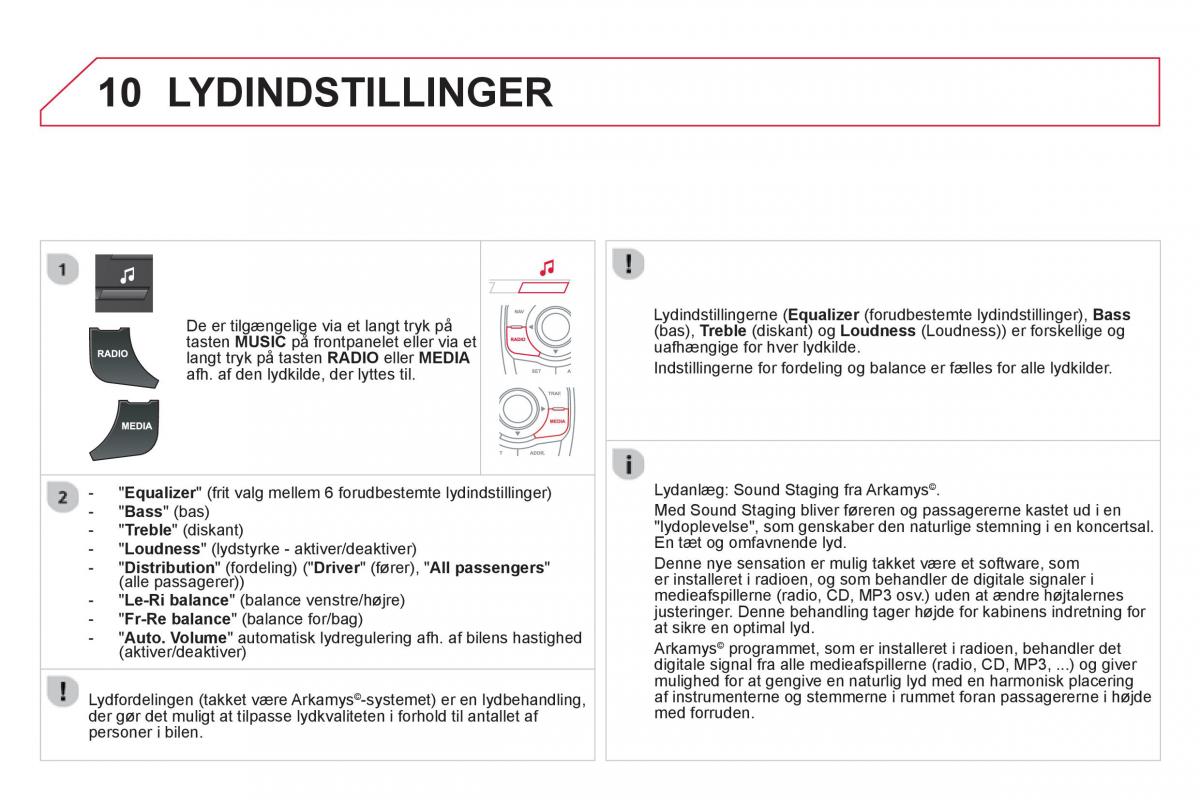 Citroen DS5 Bilens instruktionsbog / page 312