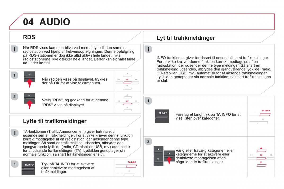 Citroen DS5 Bilens instruktionsbog / page 330