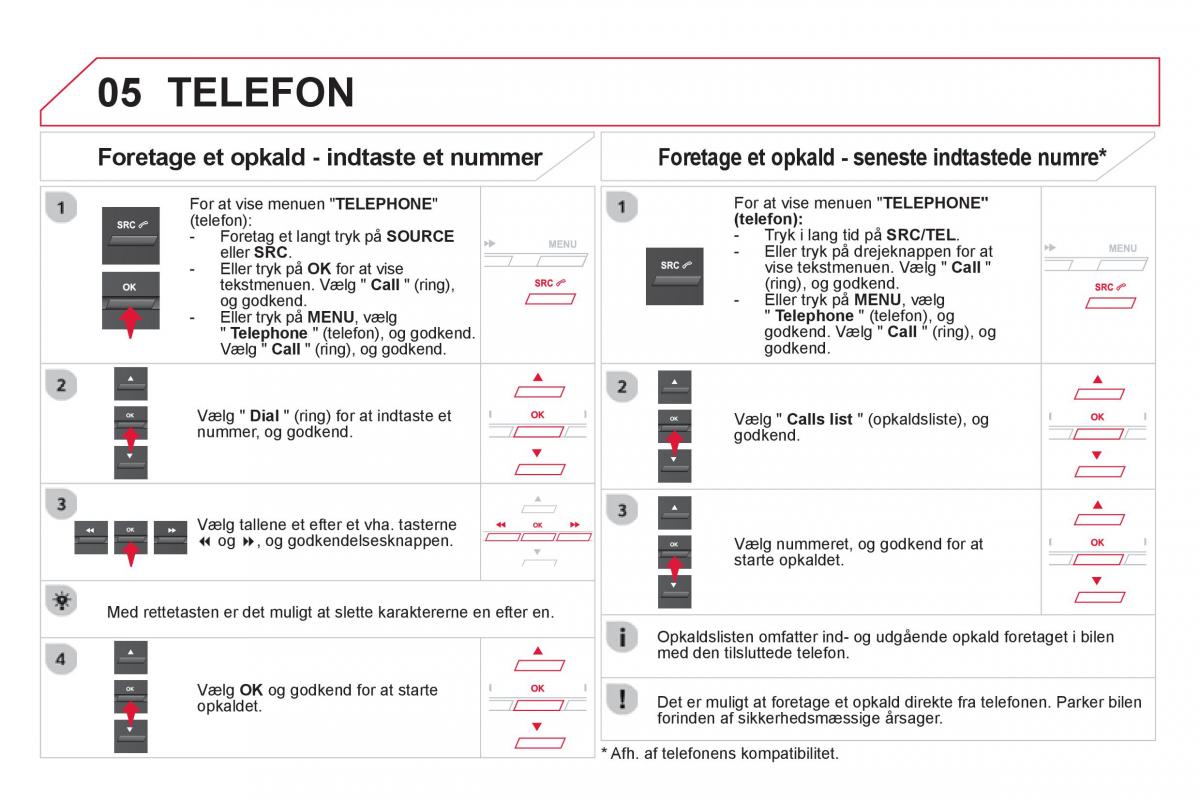 Citroen DS5 Bilens instruktionsbog / page 342