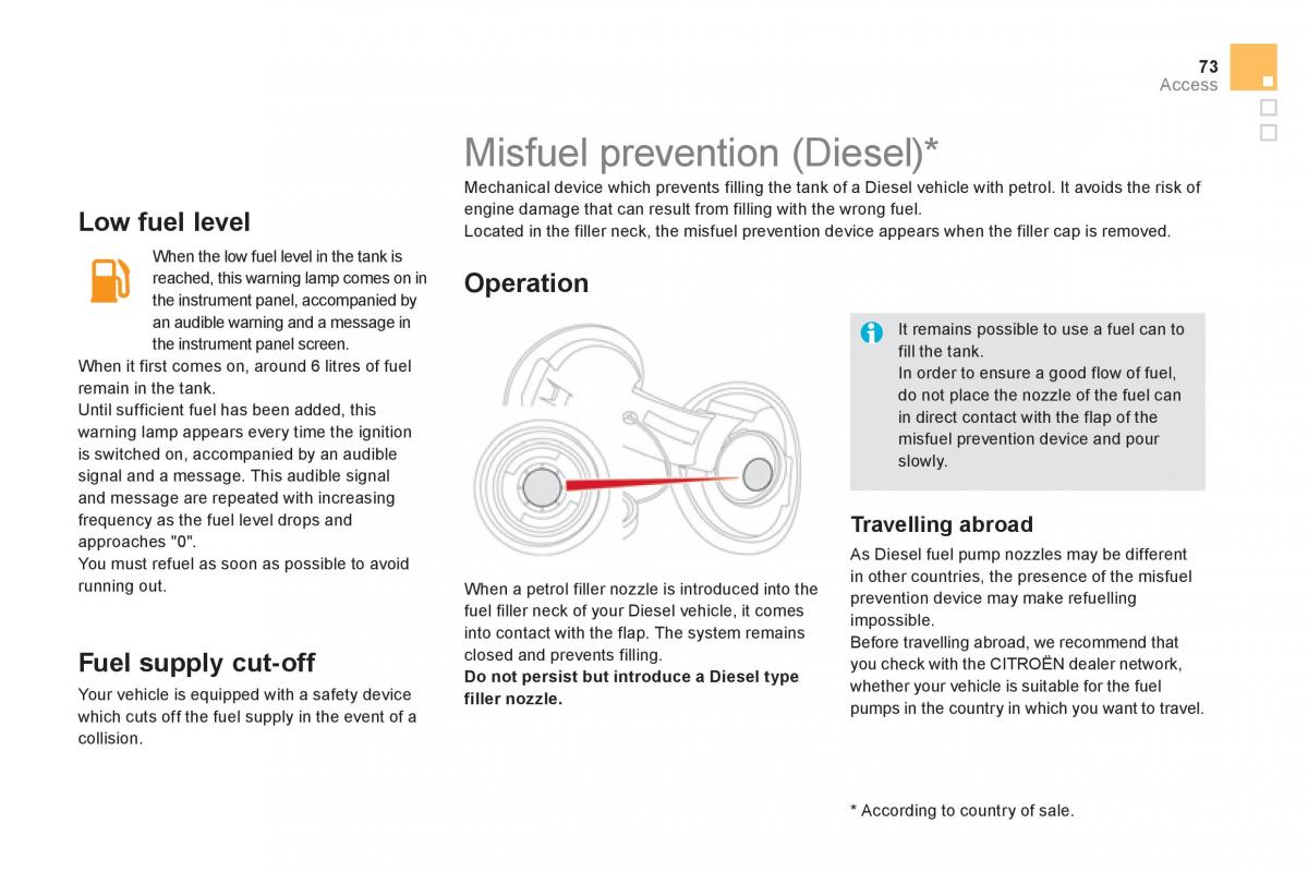 Citroen DS5 owners manual / page 75