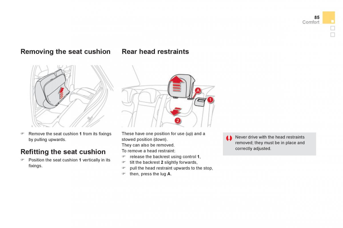 Citroen DS5 owners manual / page 87