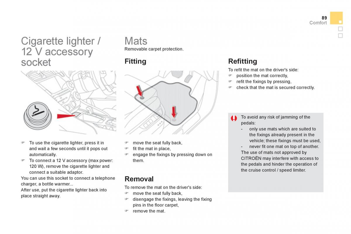 Citroen DS5 owners manual / page 91