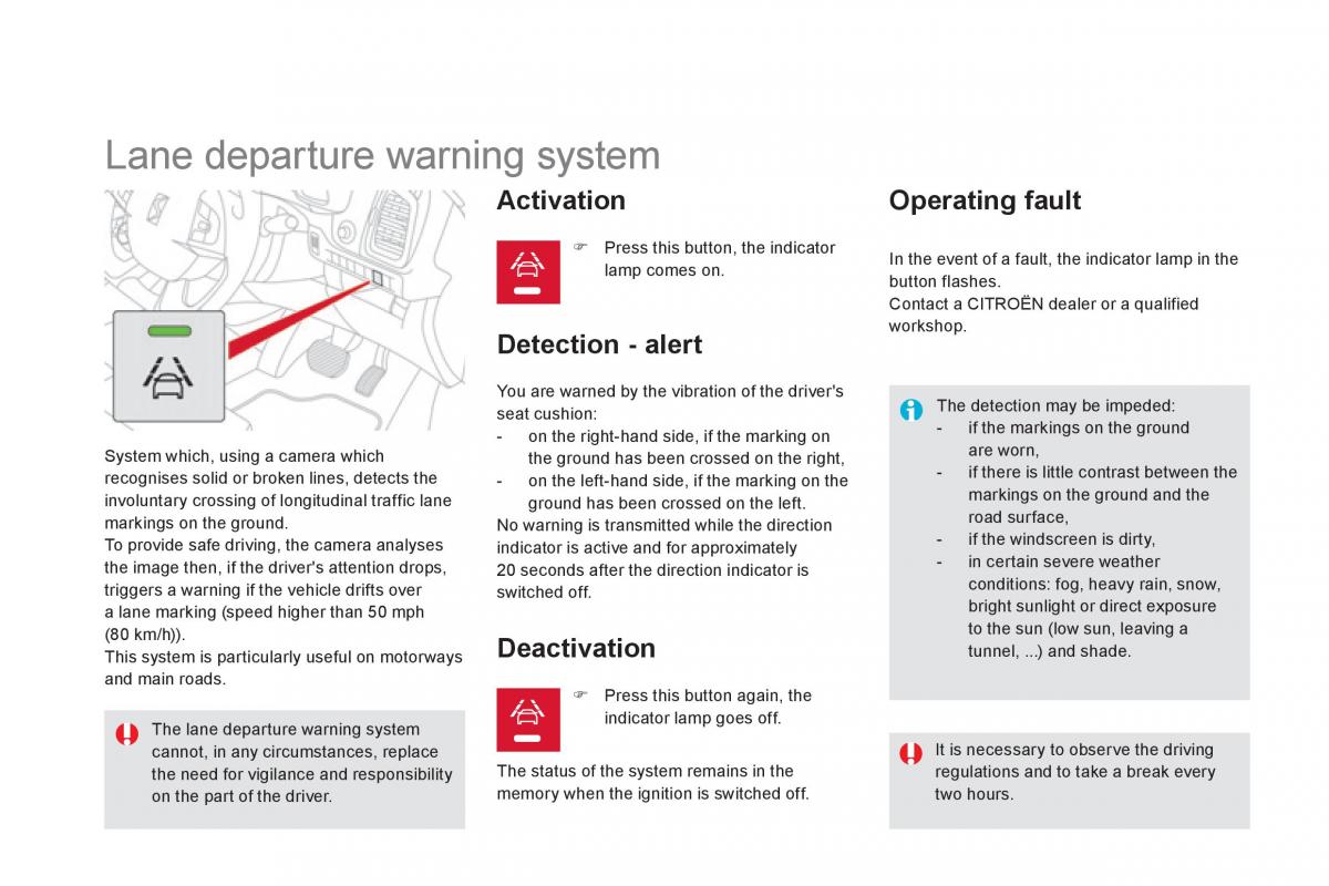 Citroen DS5 owners manual / page 132