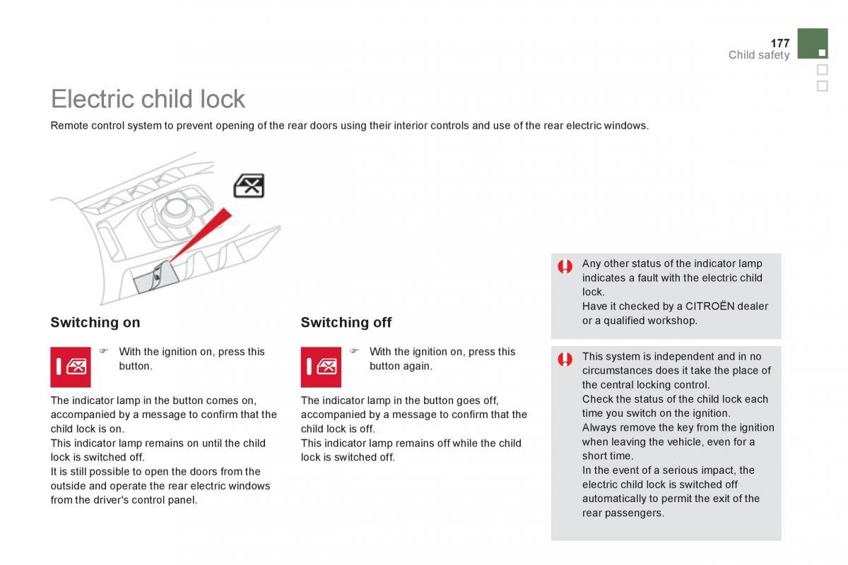 Citroen DS5 owners manual / page 179