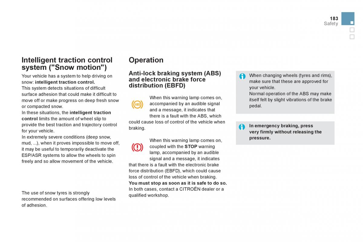 Citroen DS5 owners manual / page 185