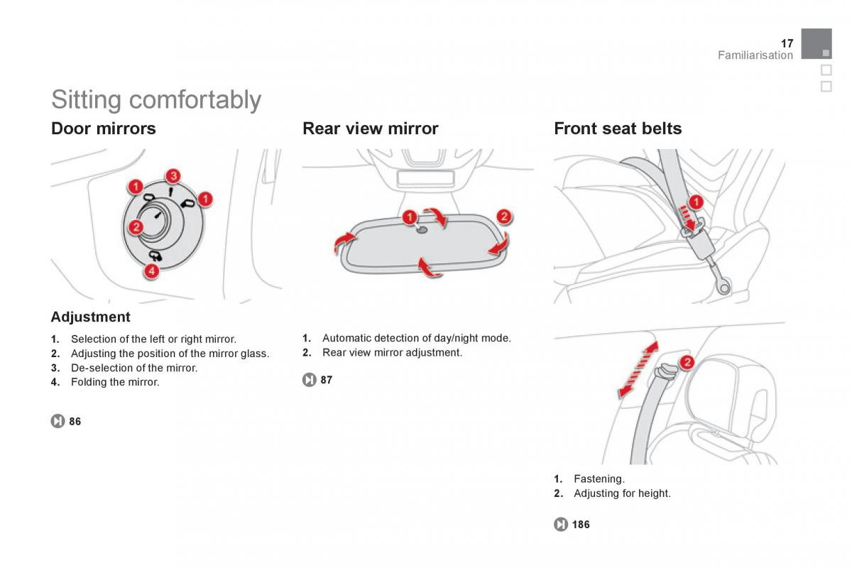 Citroen DS5 owners manual / page 19