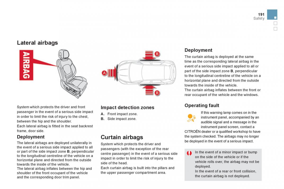 Citroen DS5 owners manual / page 193