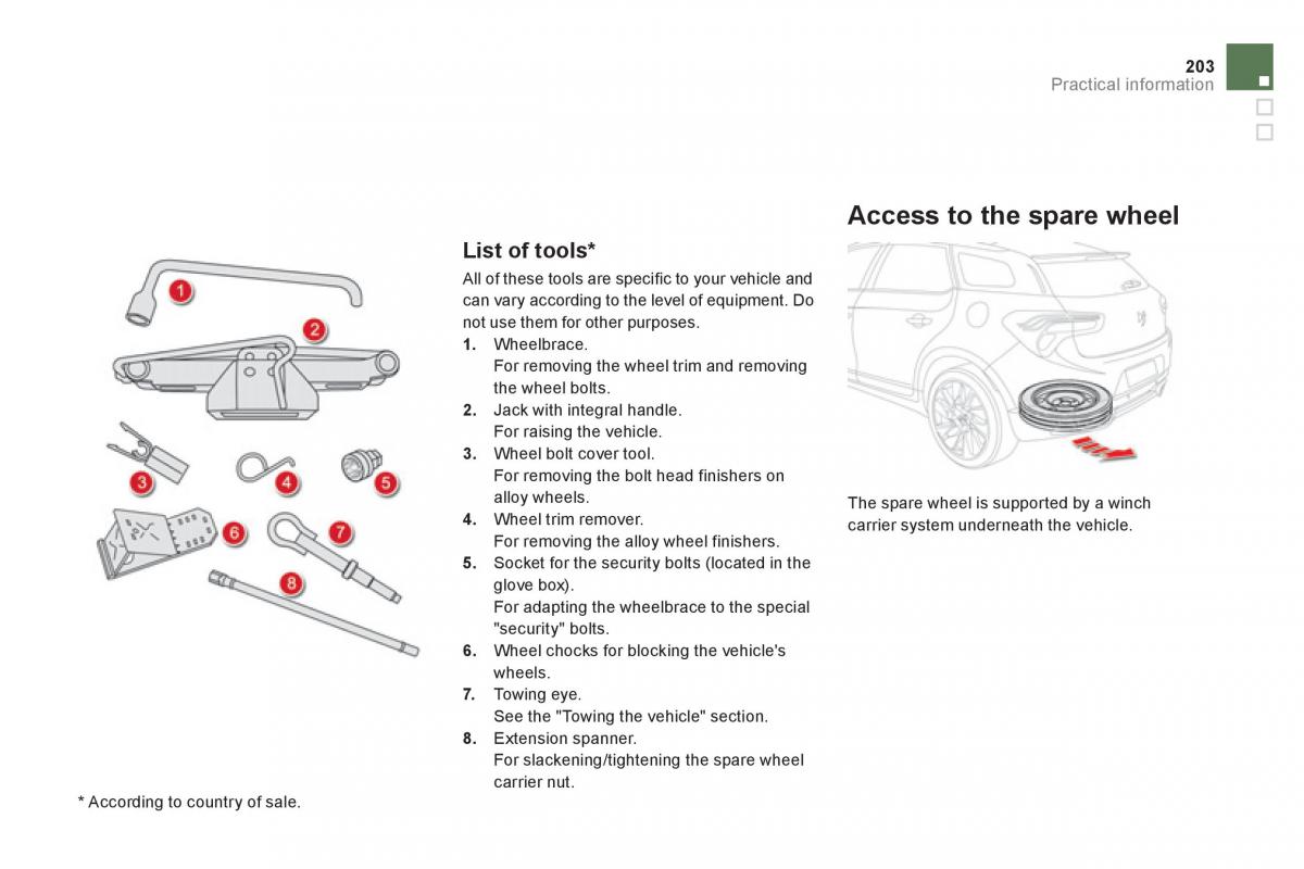 Citroen DS5 owners manual / page 205