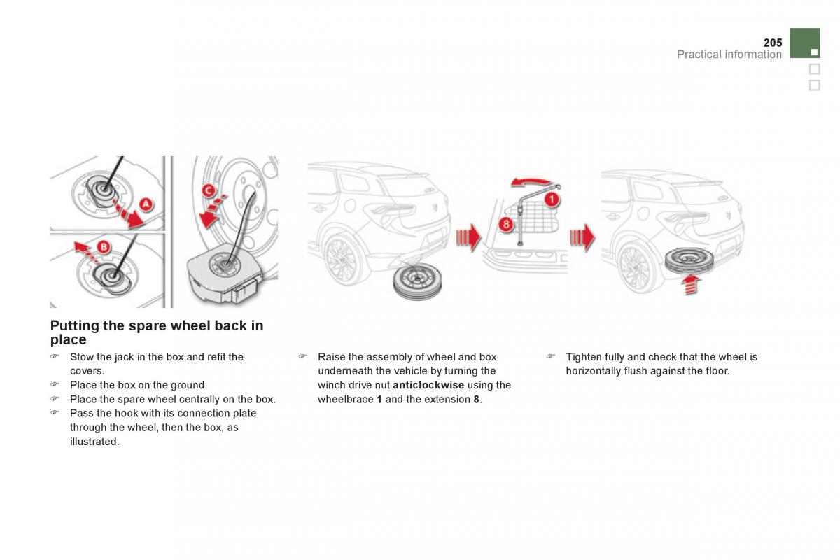 Citroen DS5 owners manual / page 207