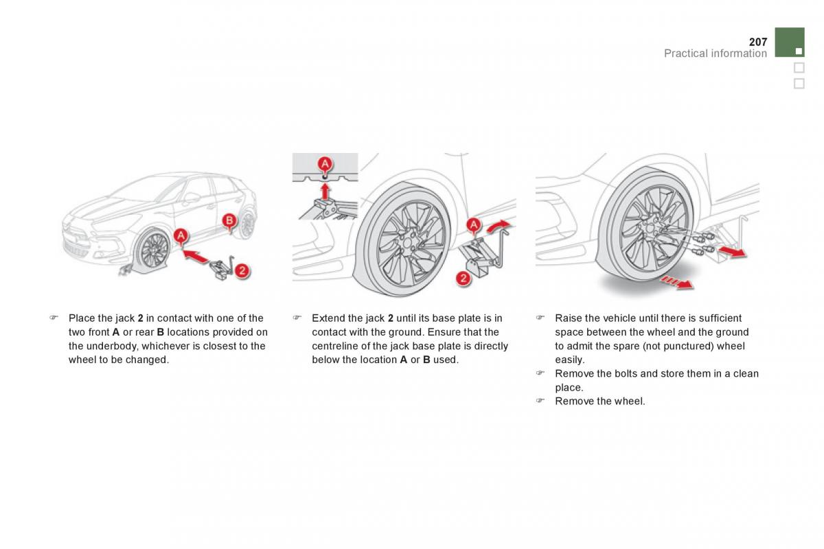 Citroen DS5 owners manual / page 209