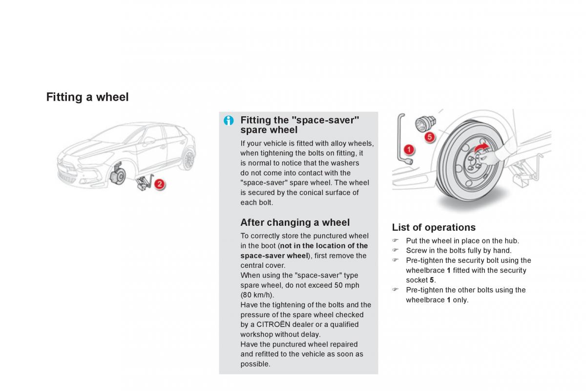 Citroen DS5 owners manual / page 210