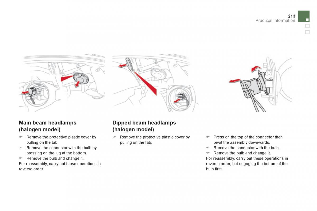 Citroen DS5 owners manual / page 215