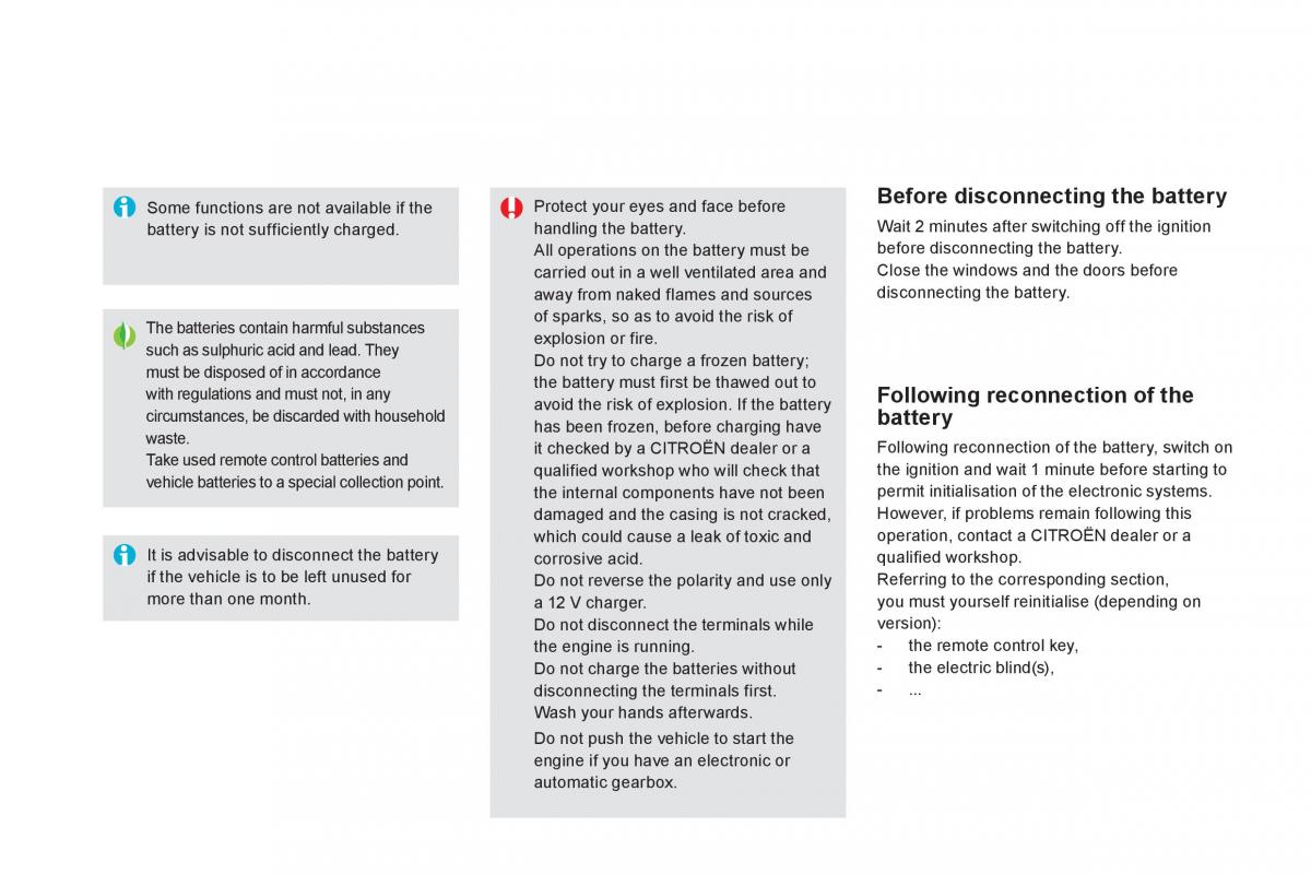 Citroen DS5 owners manual / page 226