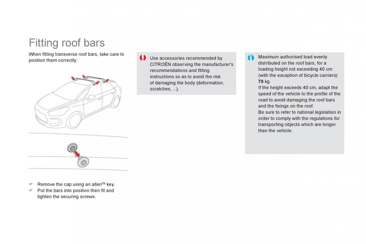 Citroen DS5 owners manual / page 232