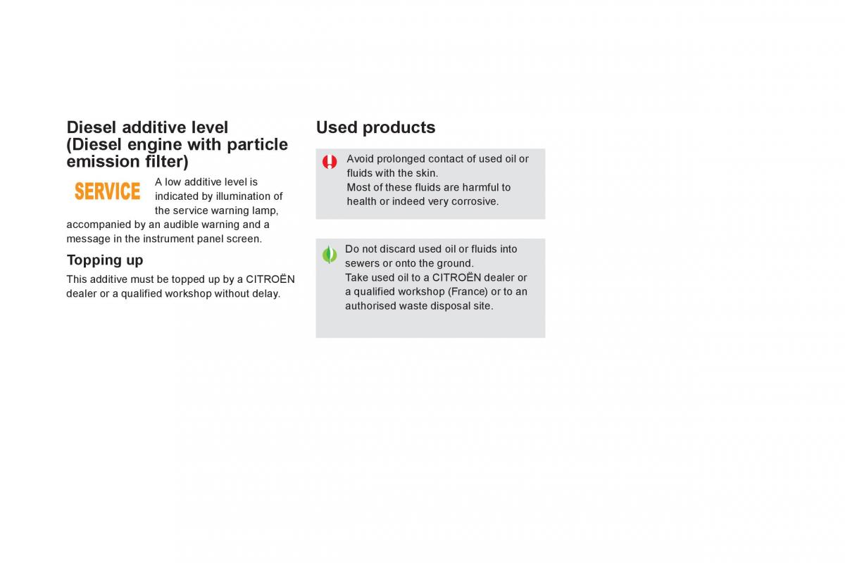 Citroen DS5 owners manual / page 246