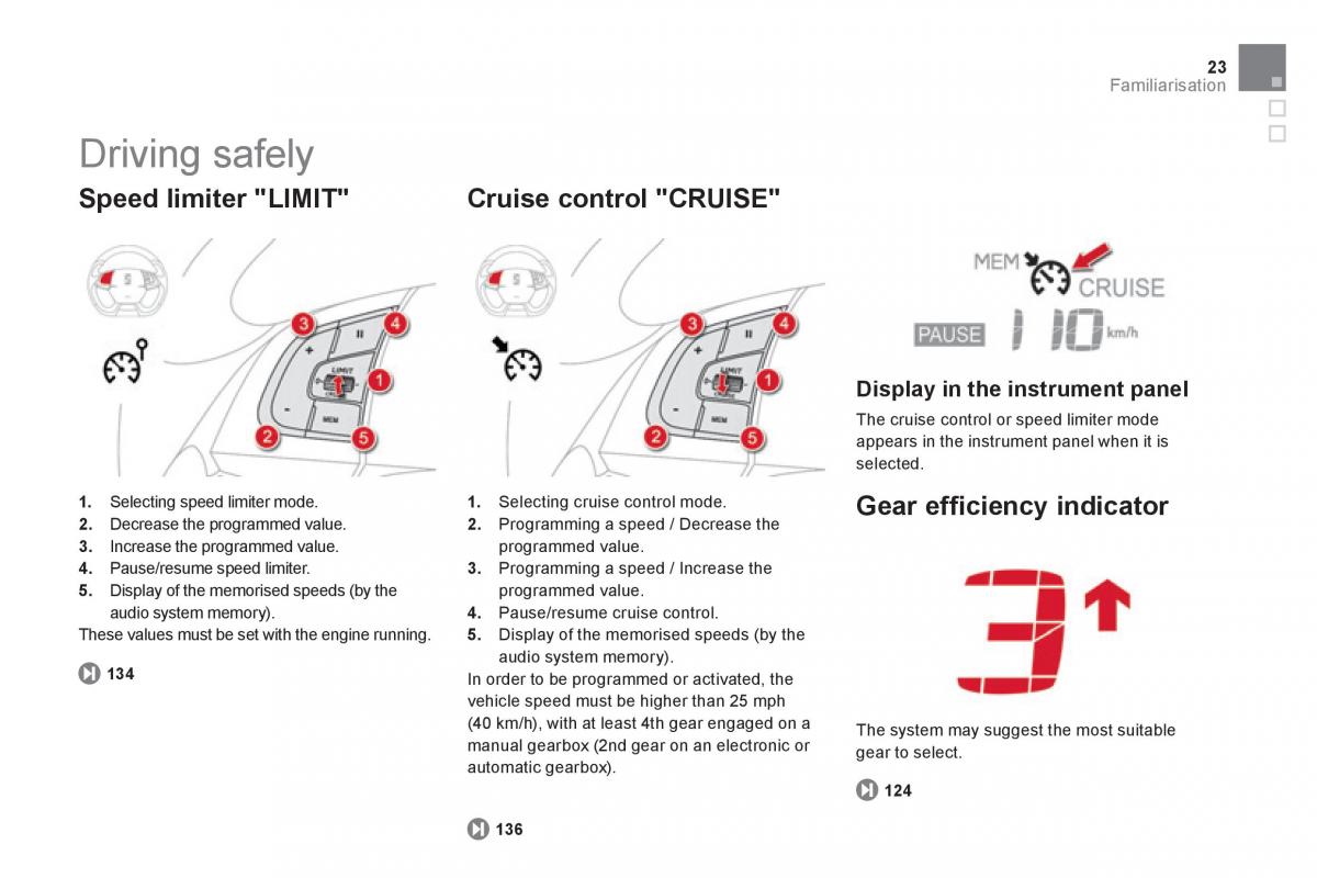 Citroen DS5 owners manual / page 25