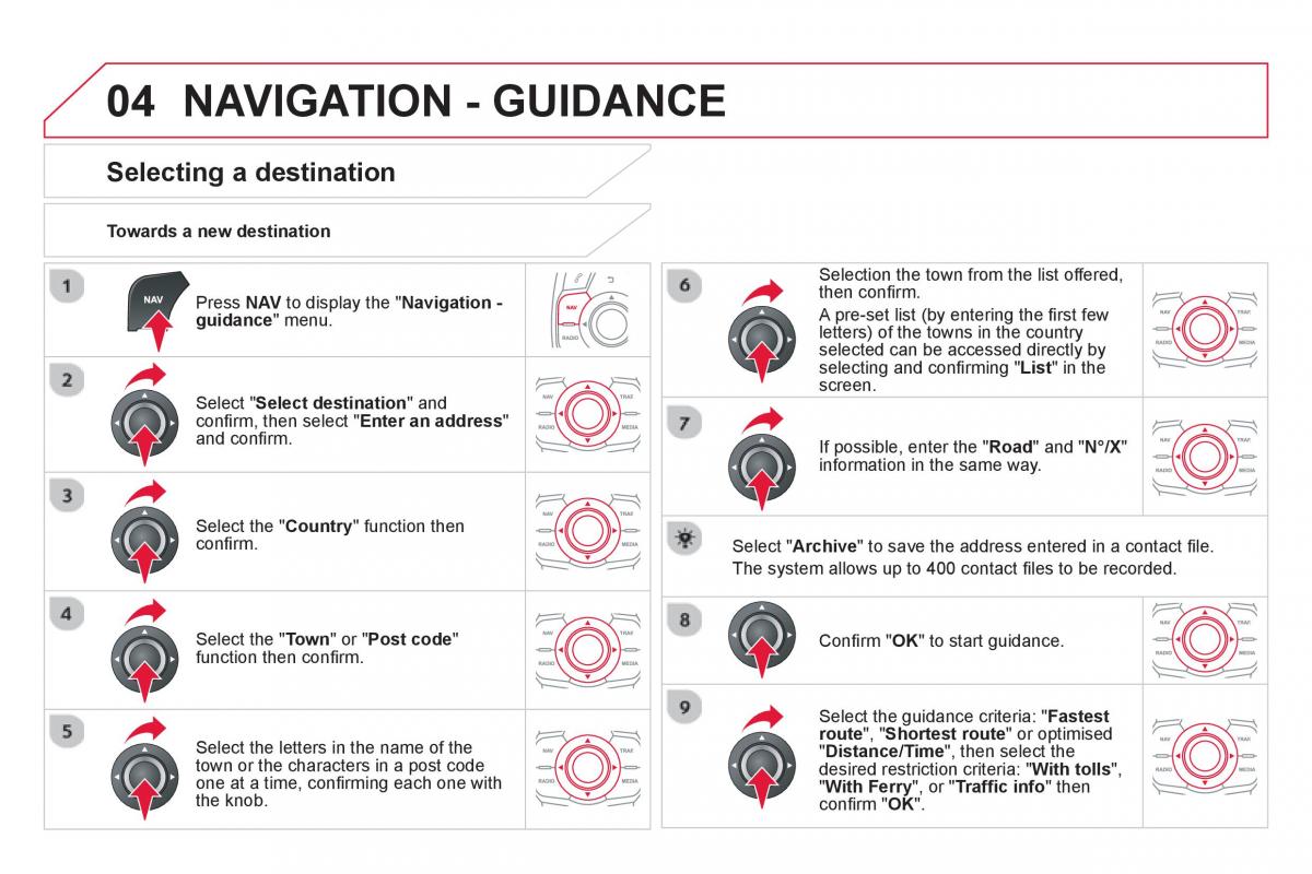 Citroen DS5 owners manual / page 276