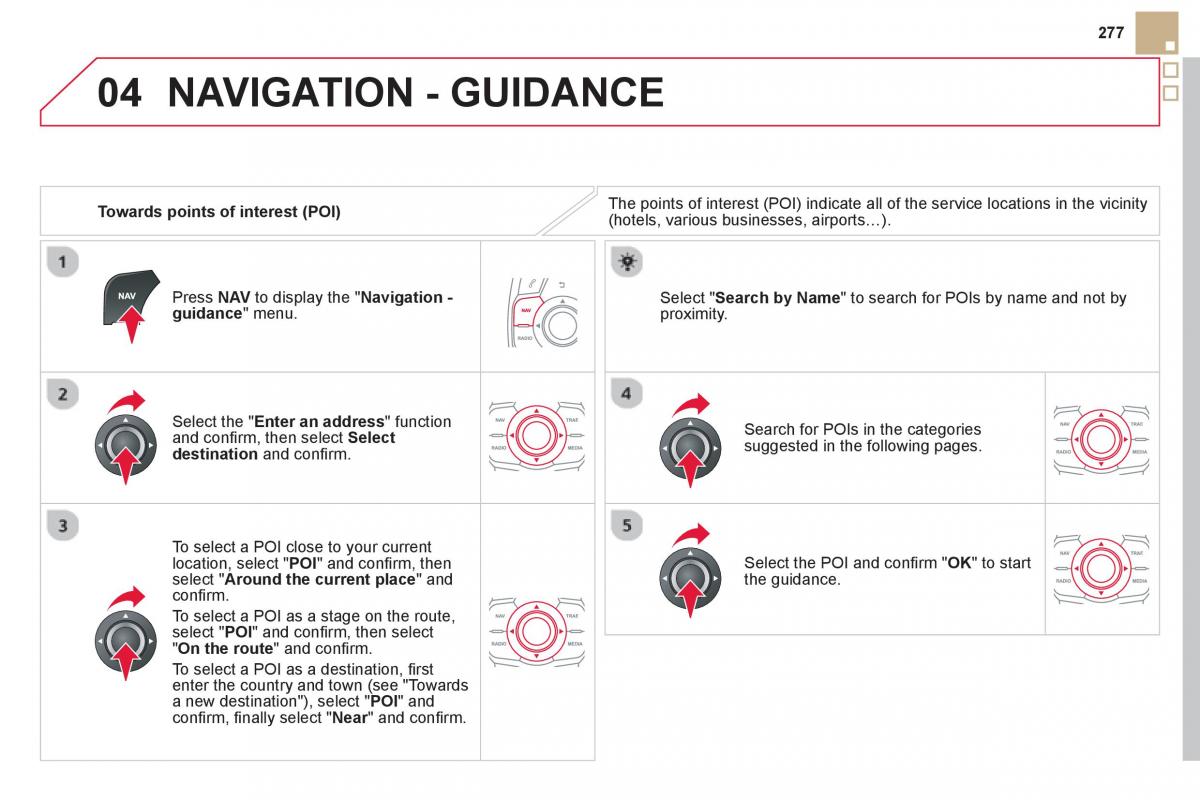 Citroen DS5 owners manual / page 279