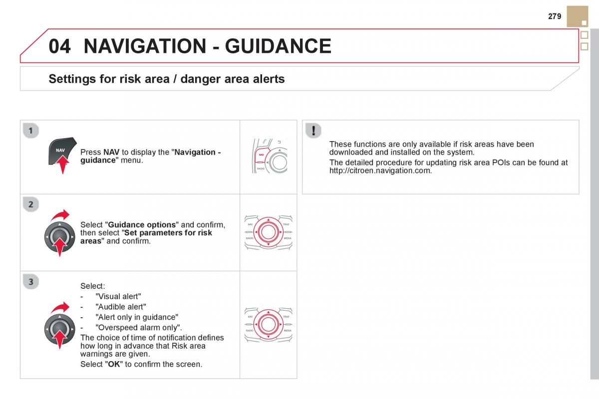 Citroen DS5 owners manual / page 281