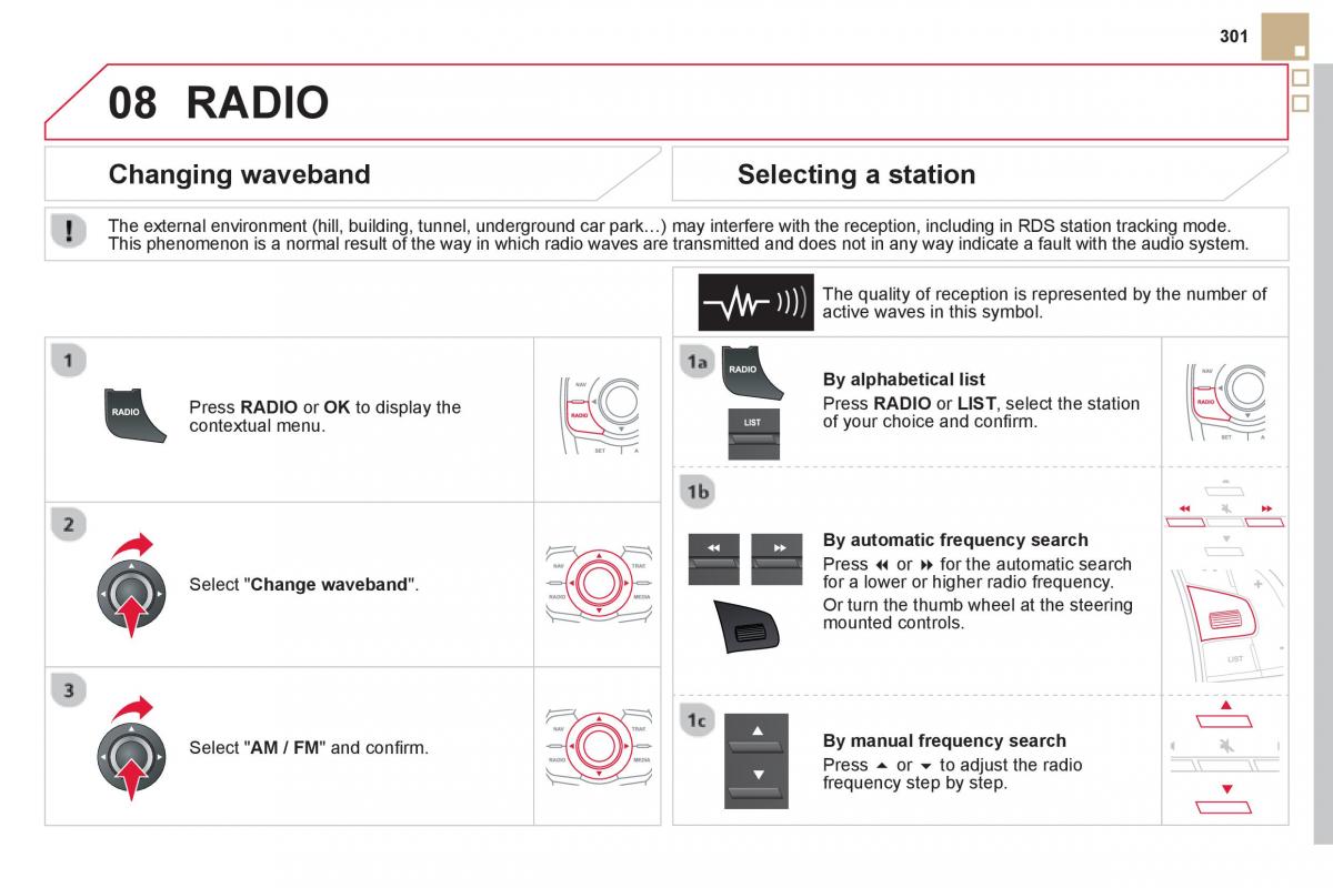 Citroen DS5 owners manual / page 303