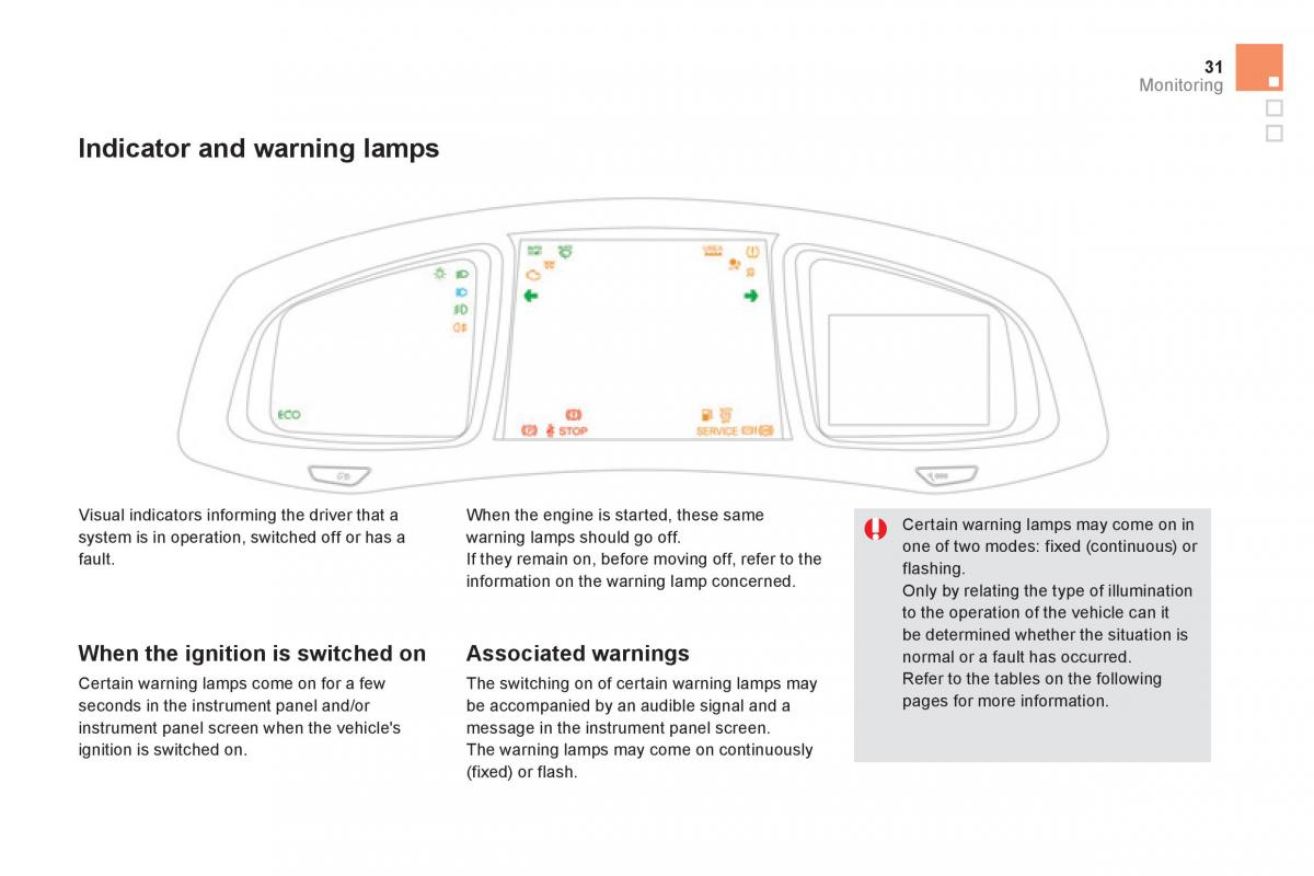 Citroen DS5 owners manual / page 33