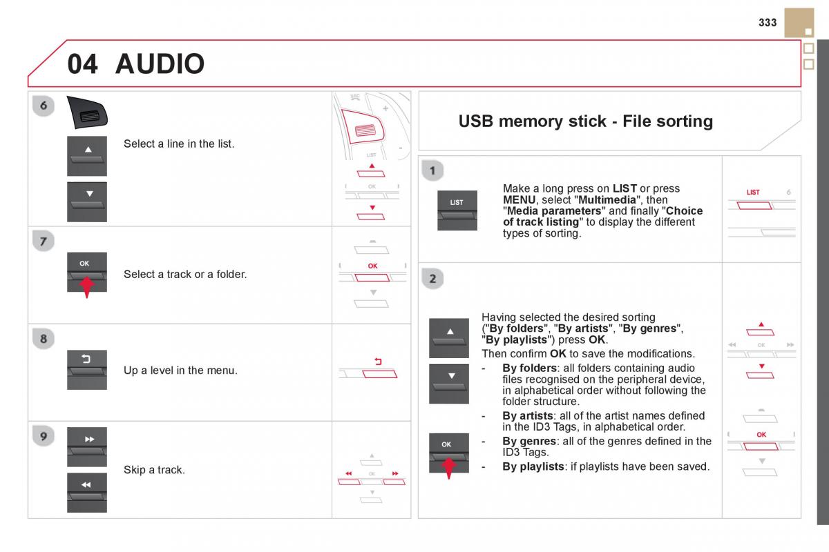 Citroen DS5 owners manual / page 335