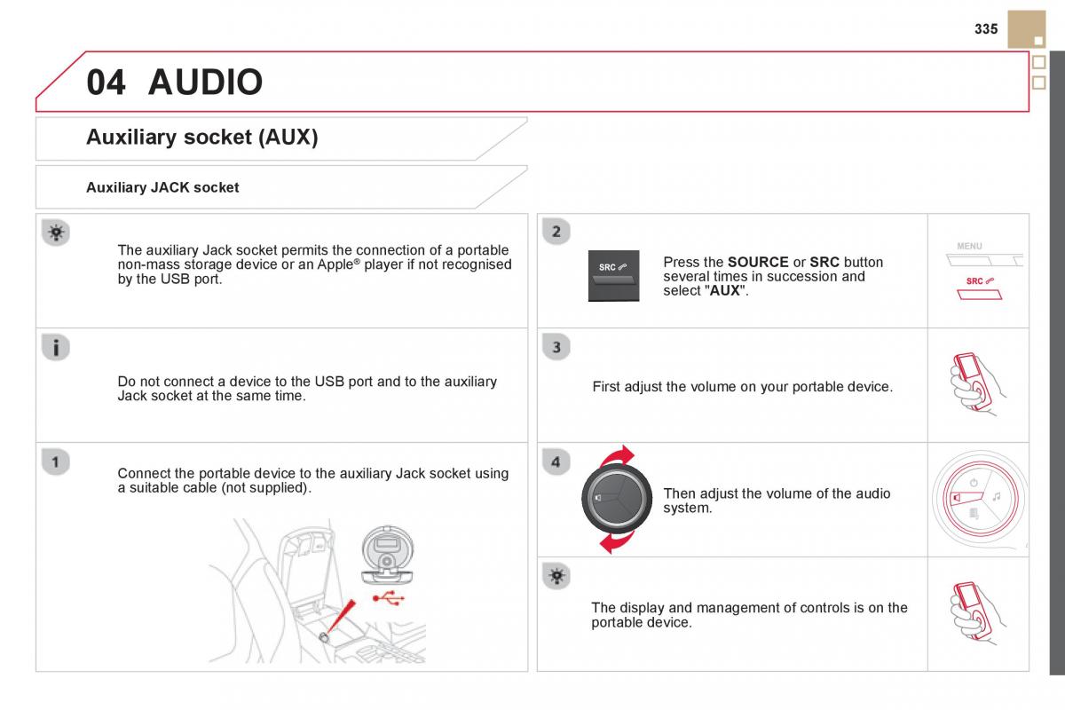 Citroen DS5 owners manual / page 337