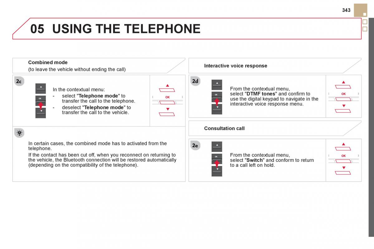 Citroen DS5 owners manual / page 345