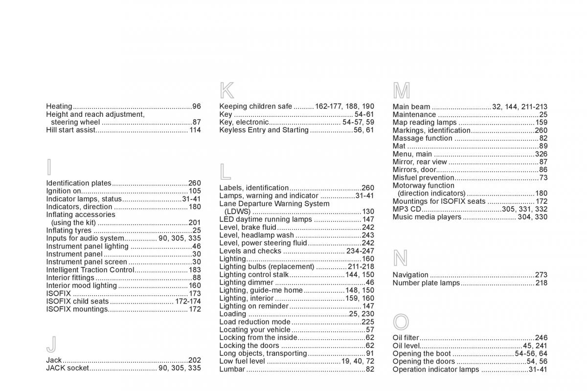 Citroen DS5 owners manual / page 360