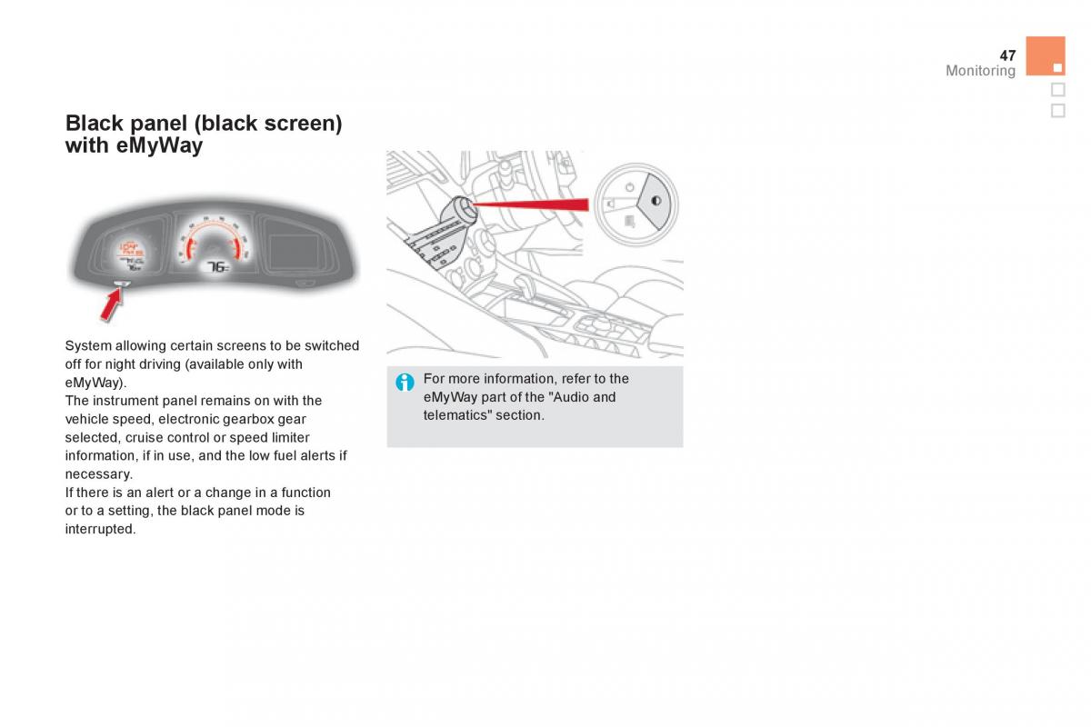 Citroen DS5 owners manual / page 49