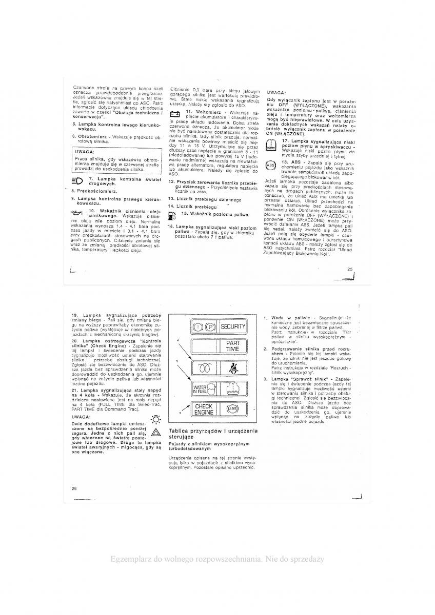 Jeep Cherokee XJ instrukcja obslugi / page 13