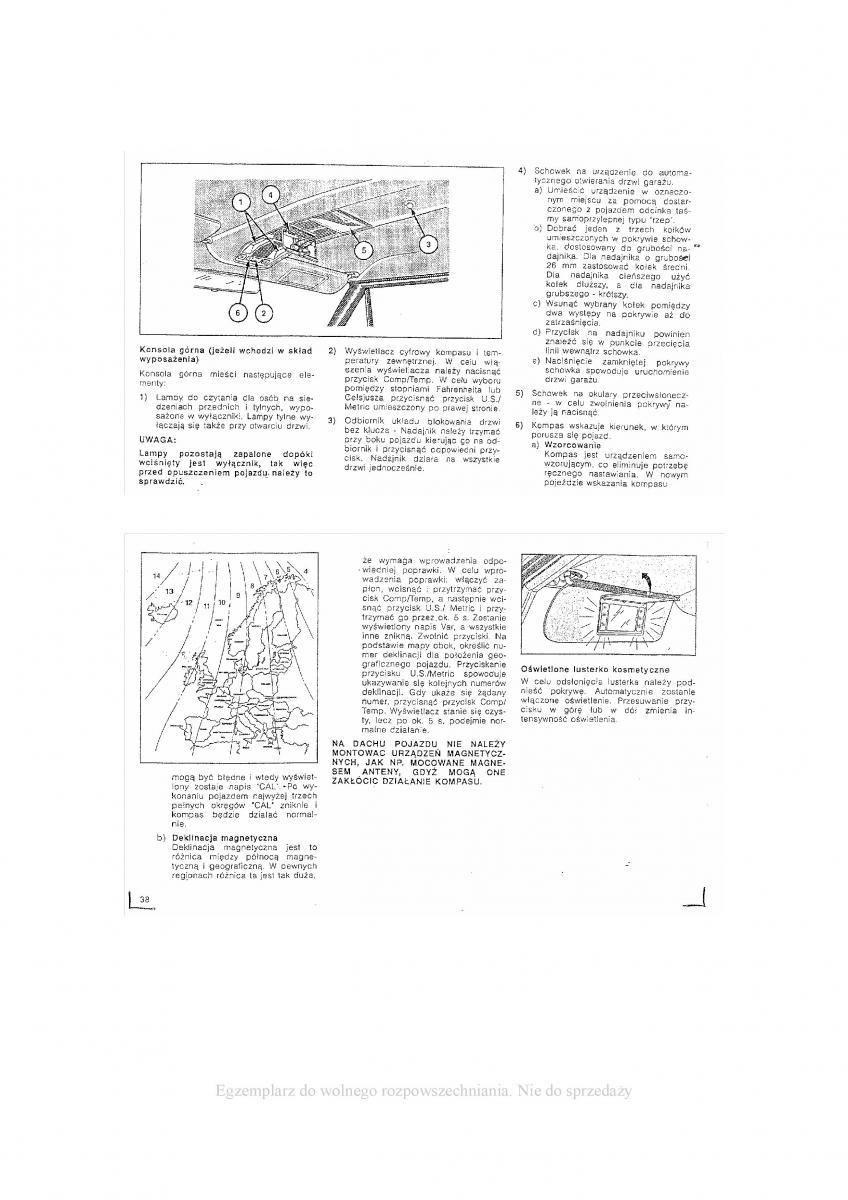 Jeep Cherokee XJ instrukcja obslugi / page 19