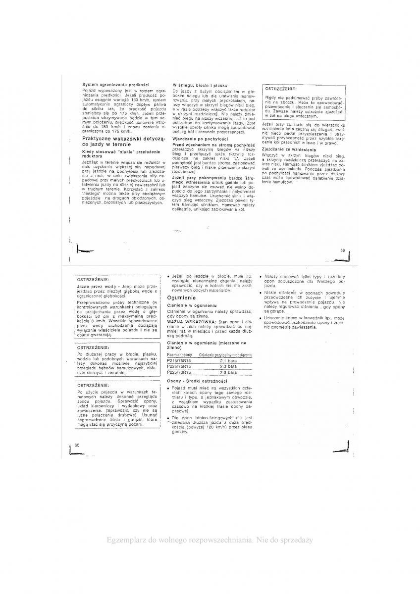 Jeep Cherokee XJ instrukcja obslugi / page 30