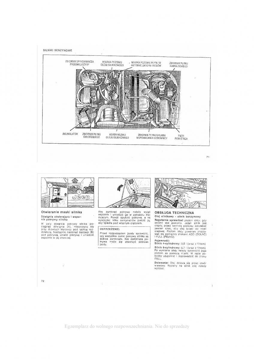 Jeep Cherokee XJ instrukcja obslugi / page 36