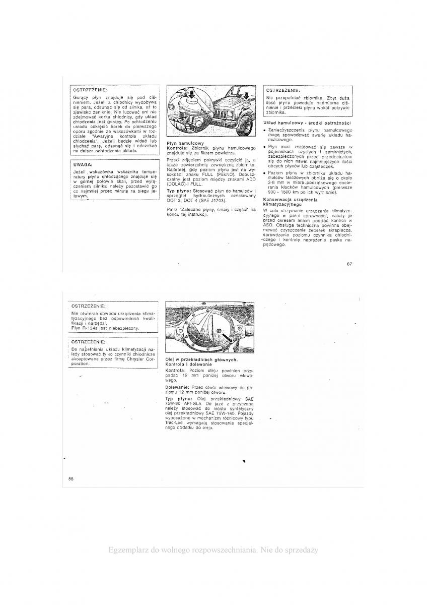 Jeep Cherokee XJ instrukcja obslugi / page 44