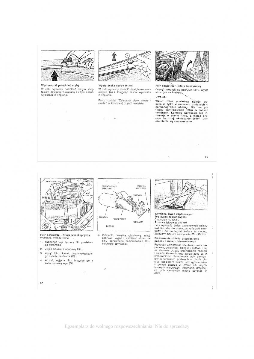 Jeep Cherokee XJ instrukcja obslugi / page 45