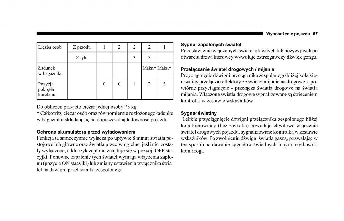 Jeep Cherokee KJ instrukcja obslugi / page 68